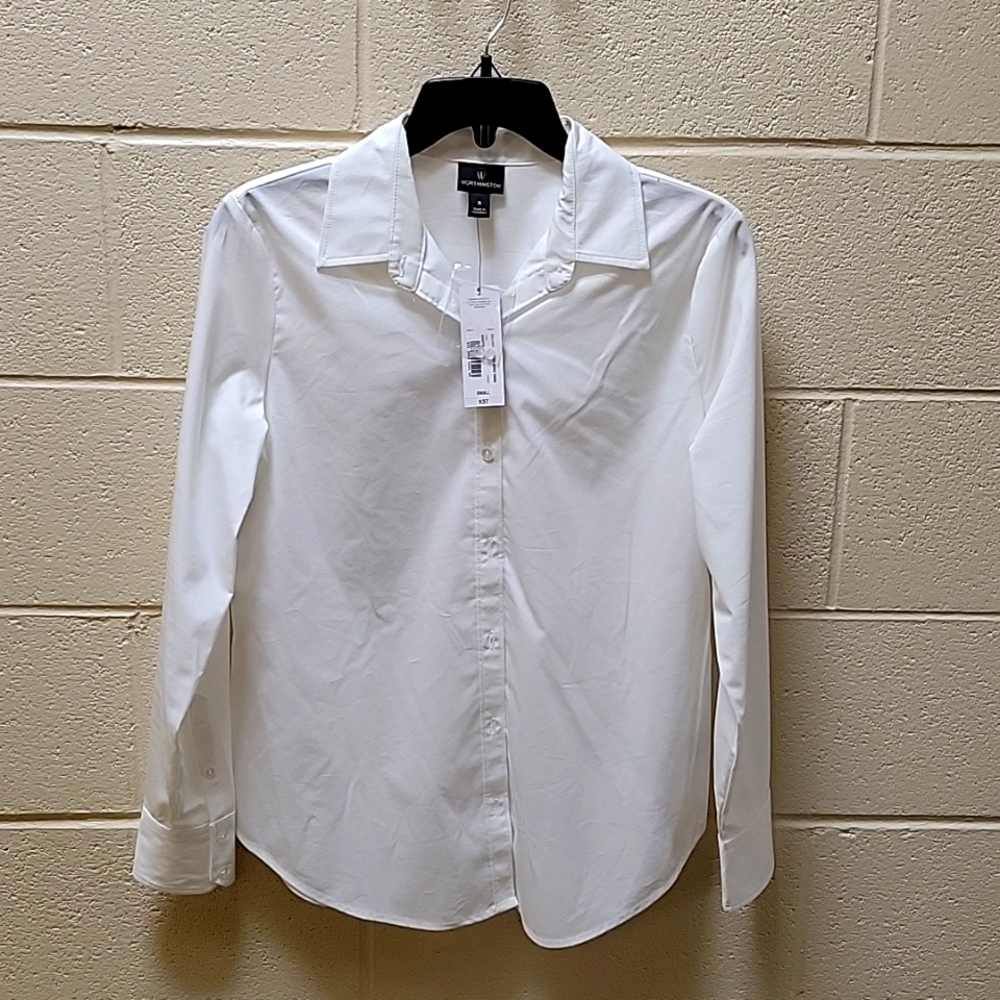 NEW White Button Down
